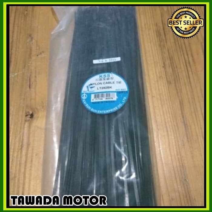 

kabel ties-tali ties 3.6 x 300mm hitam