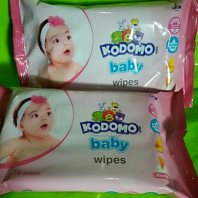 Kodomo Baby Wipes 50 sheet