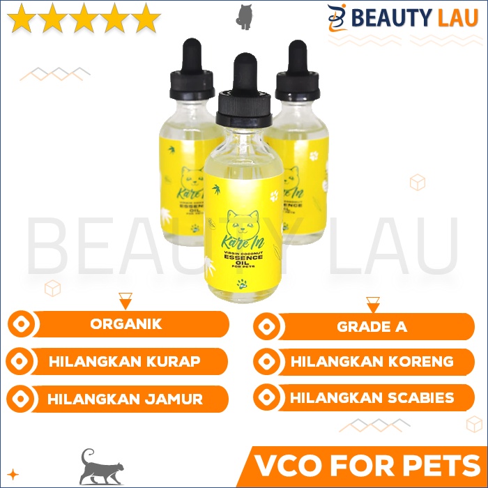 VCO VIRGIN COCONUT OIL KUCING 60ML KAREIN OBAT DIARE MENCRET UNTUK KUCING KITTEN ANJING AMPUH MURAH