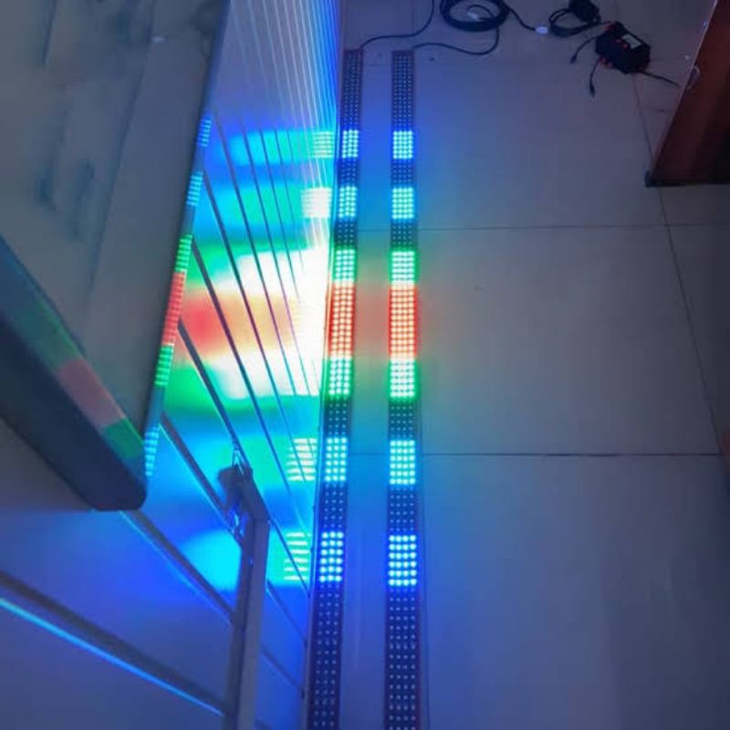 LAMPU STROBO KACA TRUK DAN BUS 2 Meter 4 BARIS 24VOLT