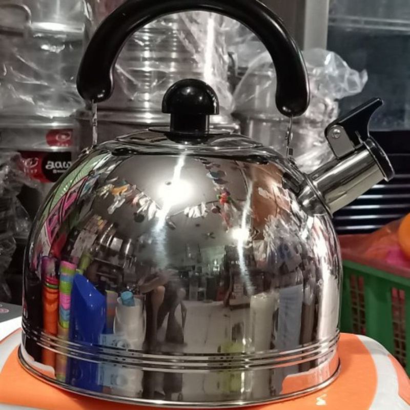Teko  Yundai  , UTU.  Bunyi Siul Stainless Ceret Kettle Ketel Pemanas Air  , 5 , 7 liter