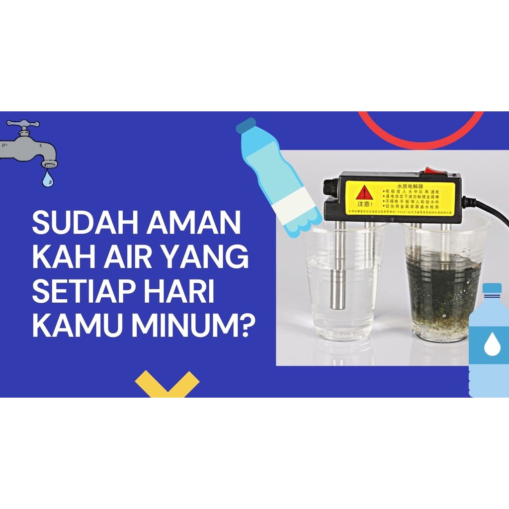 Elektrolisa Electrolyzer Analyzer Alat Ukur Kandungan Logam Berat Dan Mineral Air