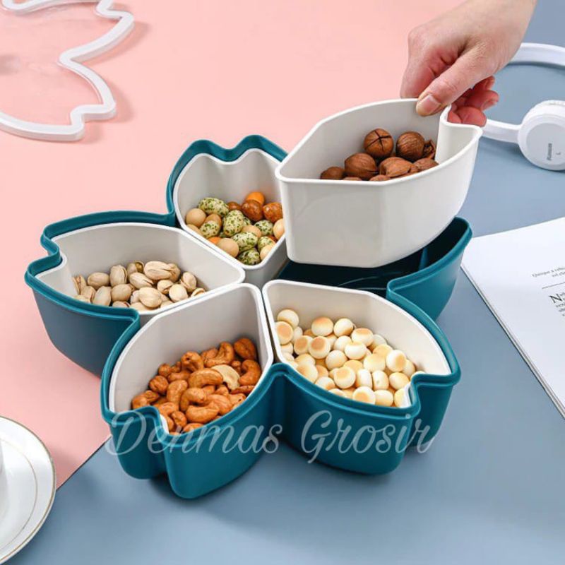 (COD)Toples Kue Kering 5in1/Toples Snack/Toples Permen kacang/Toples Lebaran Murah