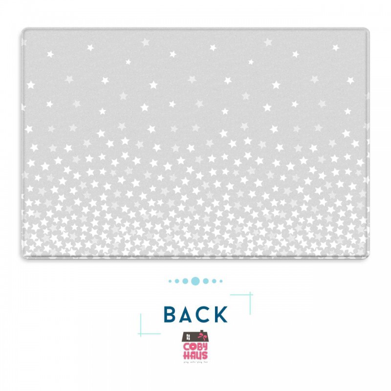 Cobyhaus PREMIUM Bubble Playmat Size M (190x130x3cm) - Hello Zoo Galaxy