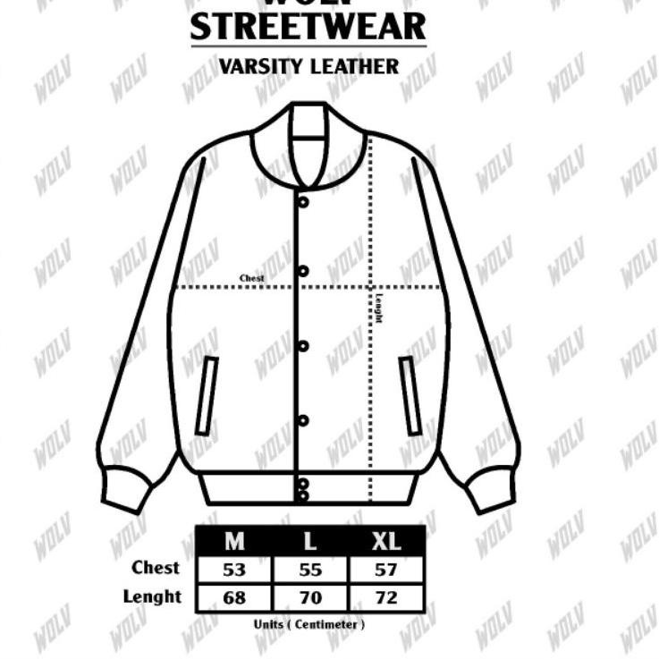 VARSITY JACKET- JAKET VARSITY NGK - JAKET BASEBALL - UNISEX - VARSITY POLOS - UNISEX [BBL. 848142]