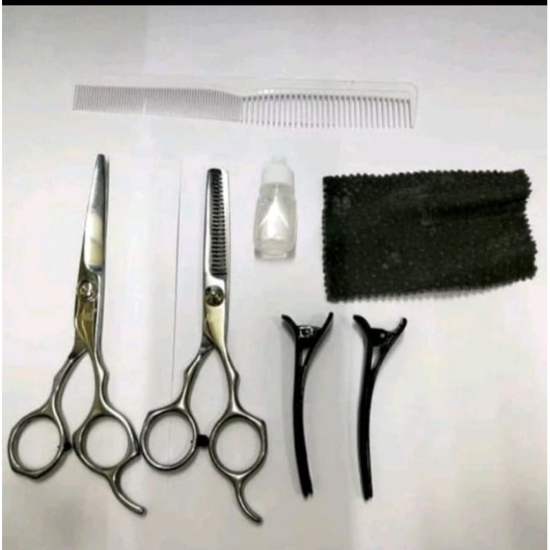 Satu Set Alat Cukur Rambut Satu Set Gunting cukur