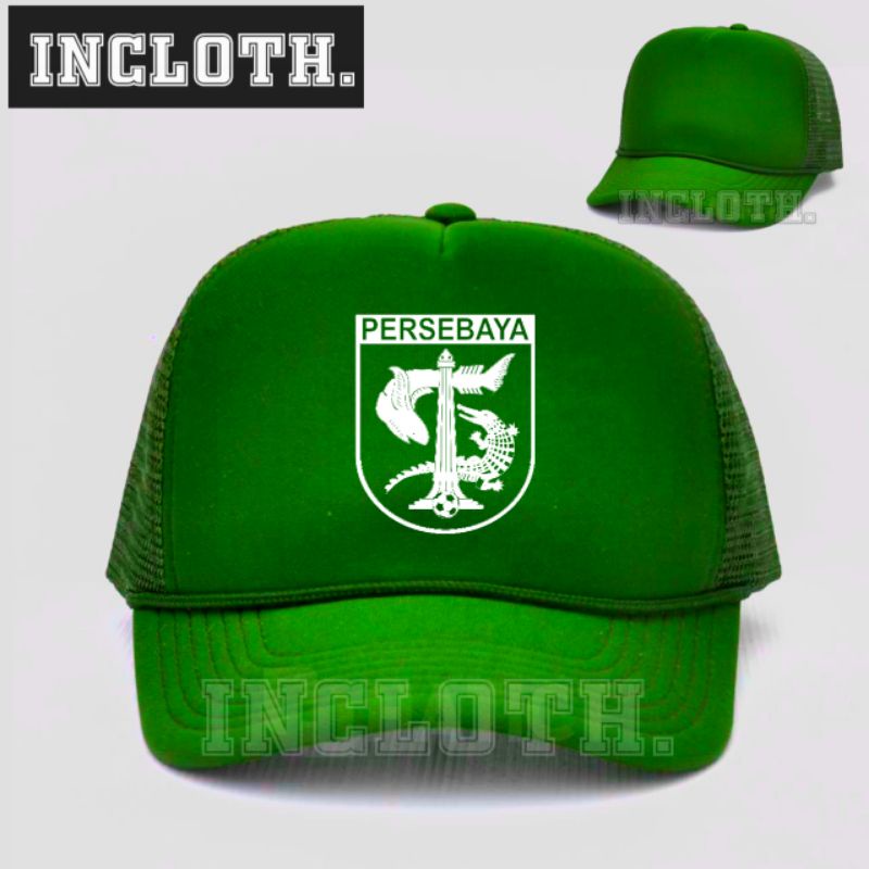 TOPI PERSEBAYA TRUCKER JARING | TOPI PERSEBAYA