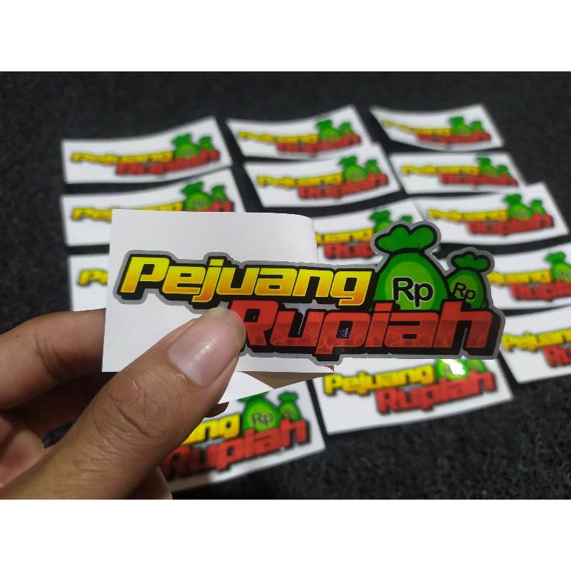 sticker pejuang rupiah
