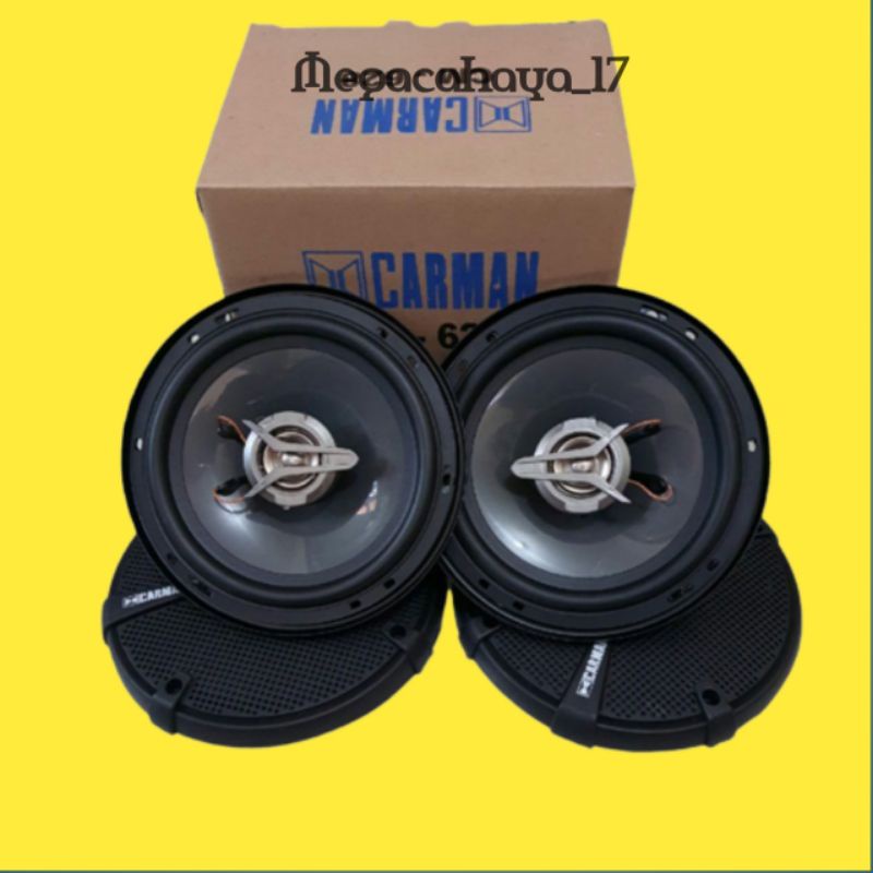 SPEAKER PINTU MOBIL 6 INCH COAXIAL SEPASANG // SPEKER MOBIL 6" 185 Watt Sepasang // Audio Mobil Carm