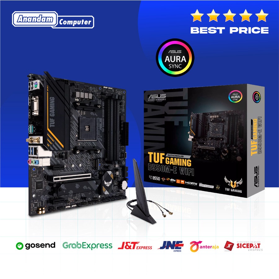 ASUS TUF GAMING B550M-E WIFI (AMD AM4, B550, DDR4) Motherboard