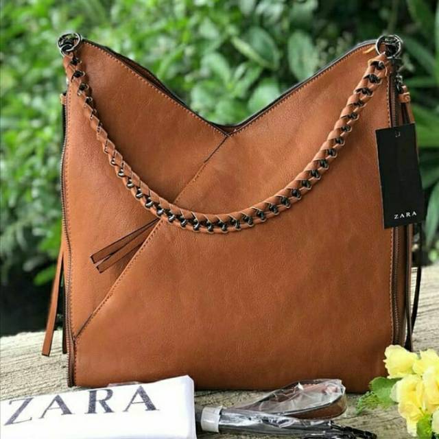 ZARA HOBO CHAIN BUKKET BAG ORIGINAL