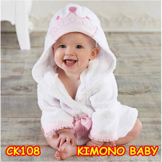 PAJAMAS BABY PRINCESS PINK YELLOW/ KIMONO PRINCESS CK108 / KIMONO BAYI / KIMONO ANAK