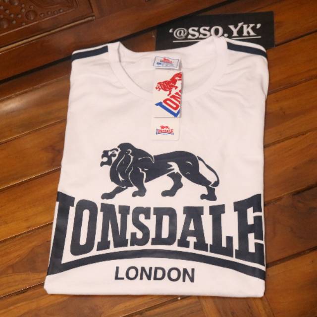 Lonsdale Big Logo T-shirt White Original