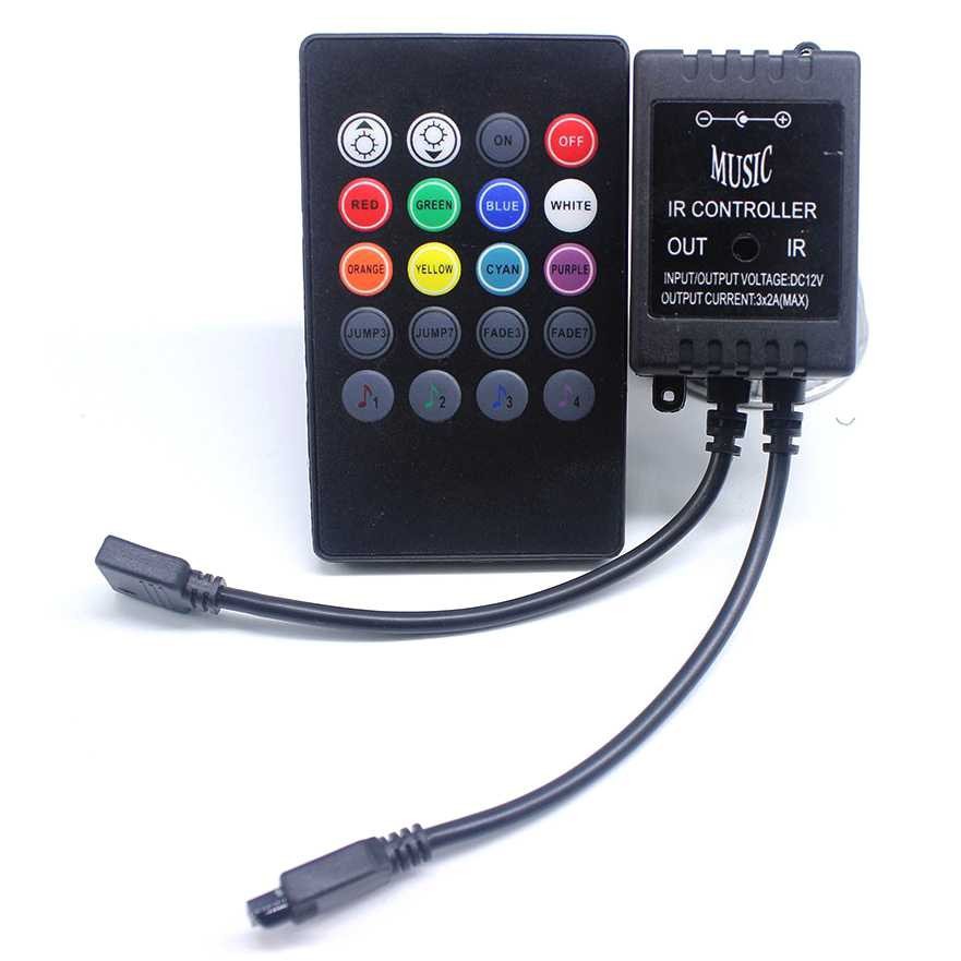 Best Seller ! Sensor Suara Sound Music Control Lampu LED Strip dengan Remote Control