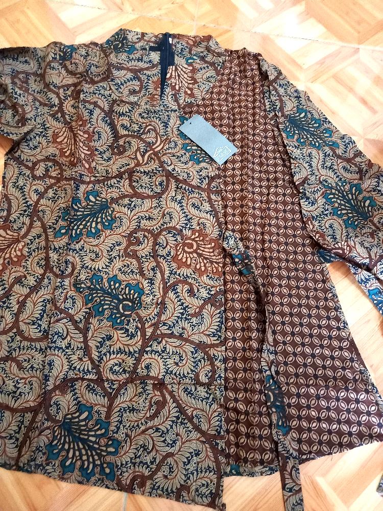 Atasan Batik Dolby Dolbi Dobby Doby Tenun Sutra Tulis Halus Katun Atbm Baron ,sarombit Atasan