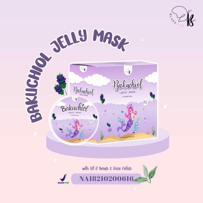 JELLY MASK BAKUCHIOL BLUESPINK / JELLY MASK BLUESPINK / BLUESPINK JELLY MASK