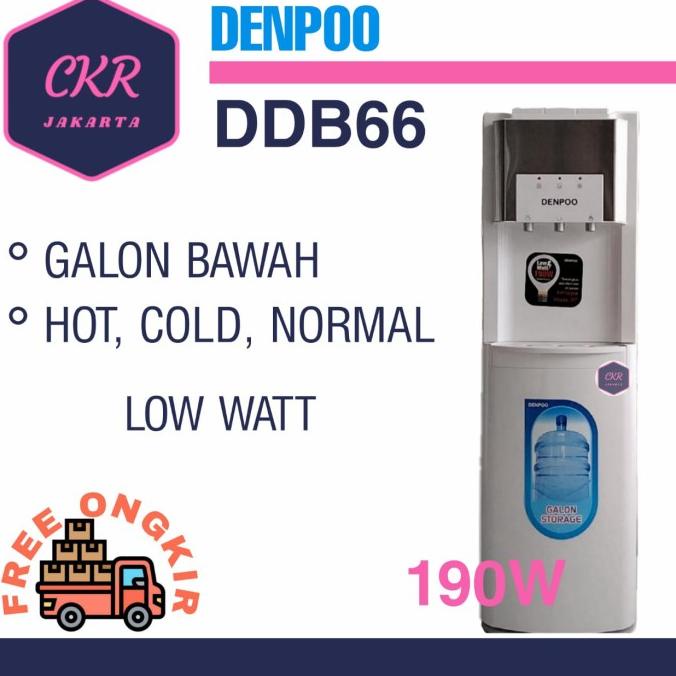 Dispenser Galon Bawah Denpoo DDB 66 Low Watt ON SALE