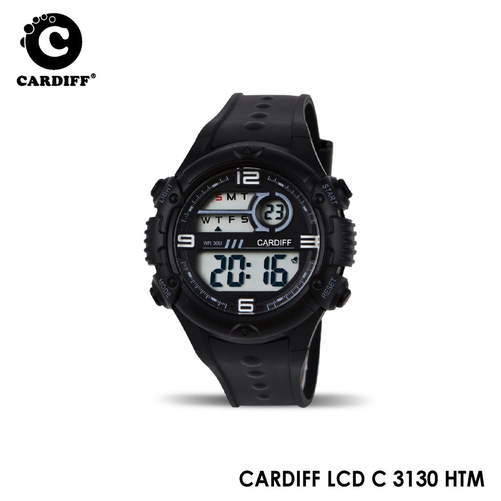 ORIGINAL Jam Tangan Cardiff LCD C 3130
