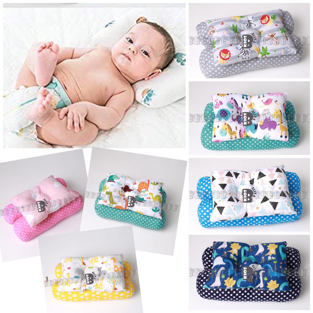 BANTAL BAYI ANTI PEYANG SET bantal peang bayi + 2 guling baby / kado lahiran terbaik BABY GIFT SET