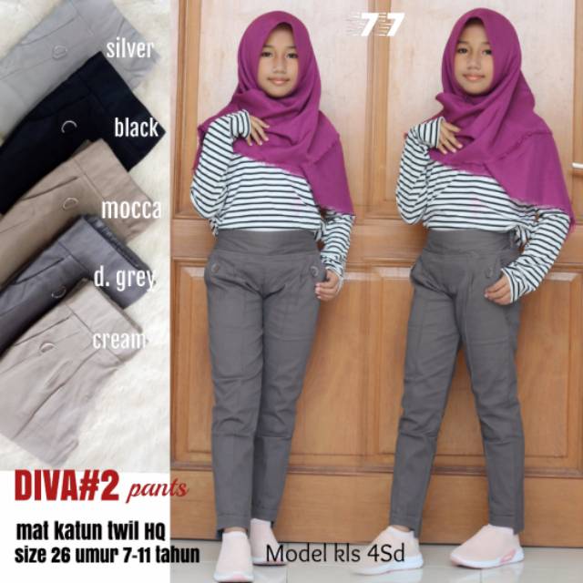 Div* pants katun twil