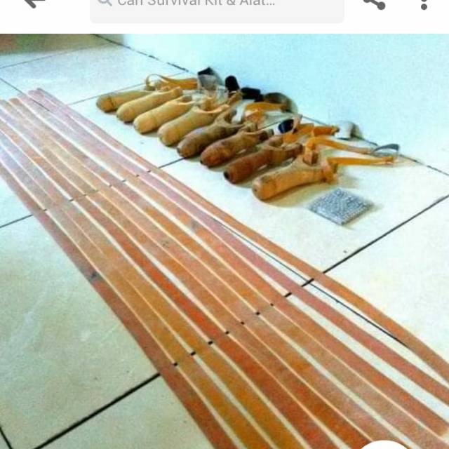 Karet Ketapel Karambol Flatband