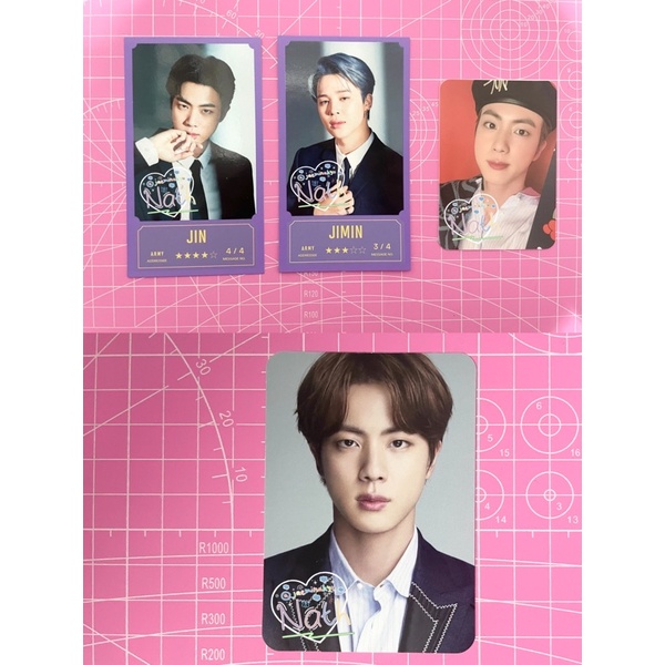 [booked] Photocard Dicon BTS Jin Baret PC Jimin Message Card