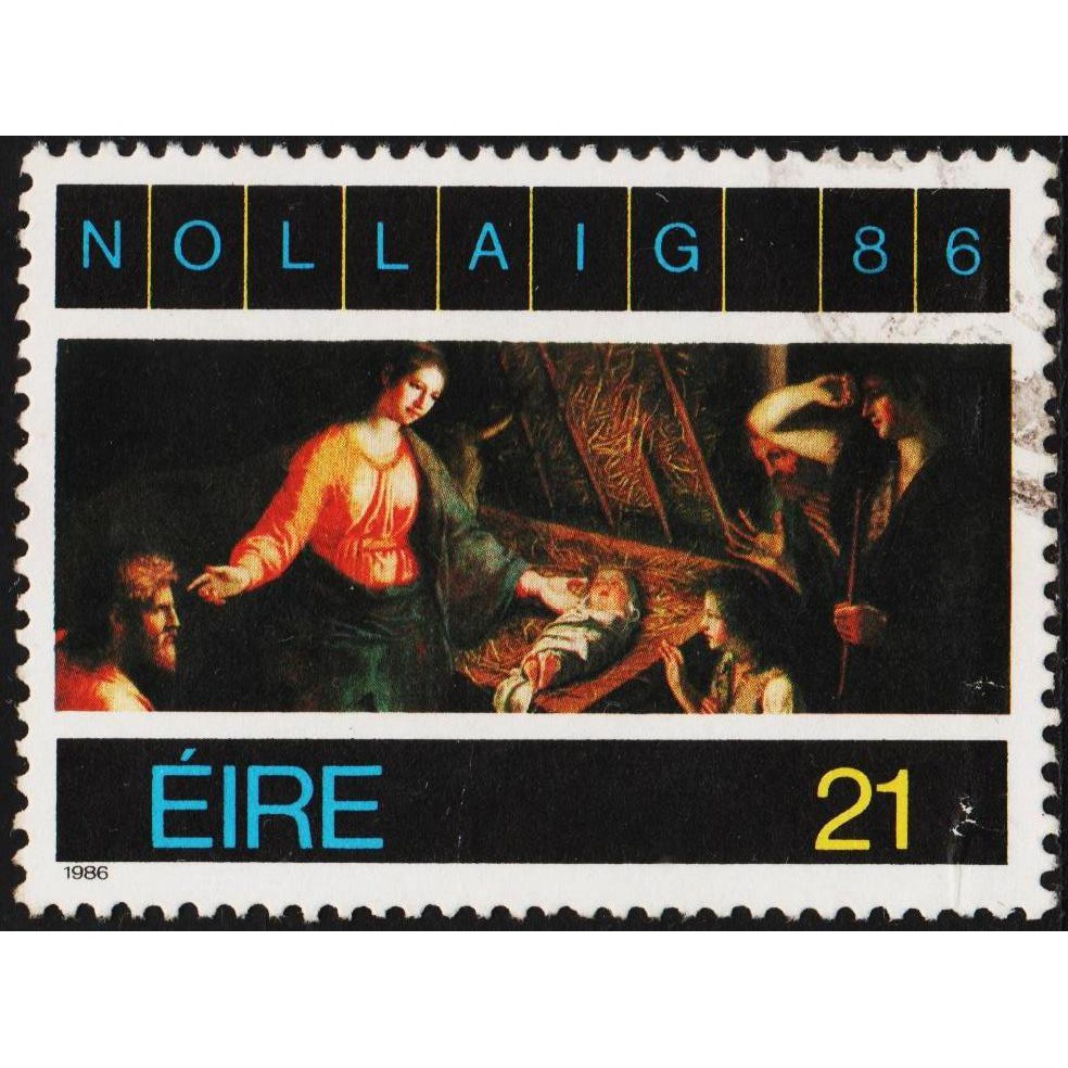 

Perangko Filateli K37 Ireland VFU 1v 20.11.1986 Christmas Stamps