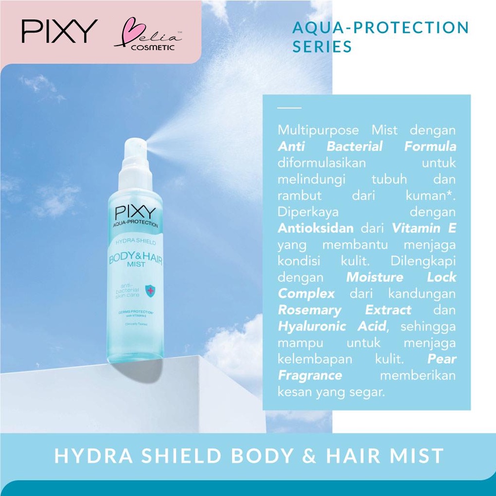 ❤ BELIA ❤ PIXY Aqua Protection Hydra Shield Body &amp; Hair  Mist | Hydra Rich Body &amp; Hand Lotion