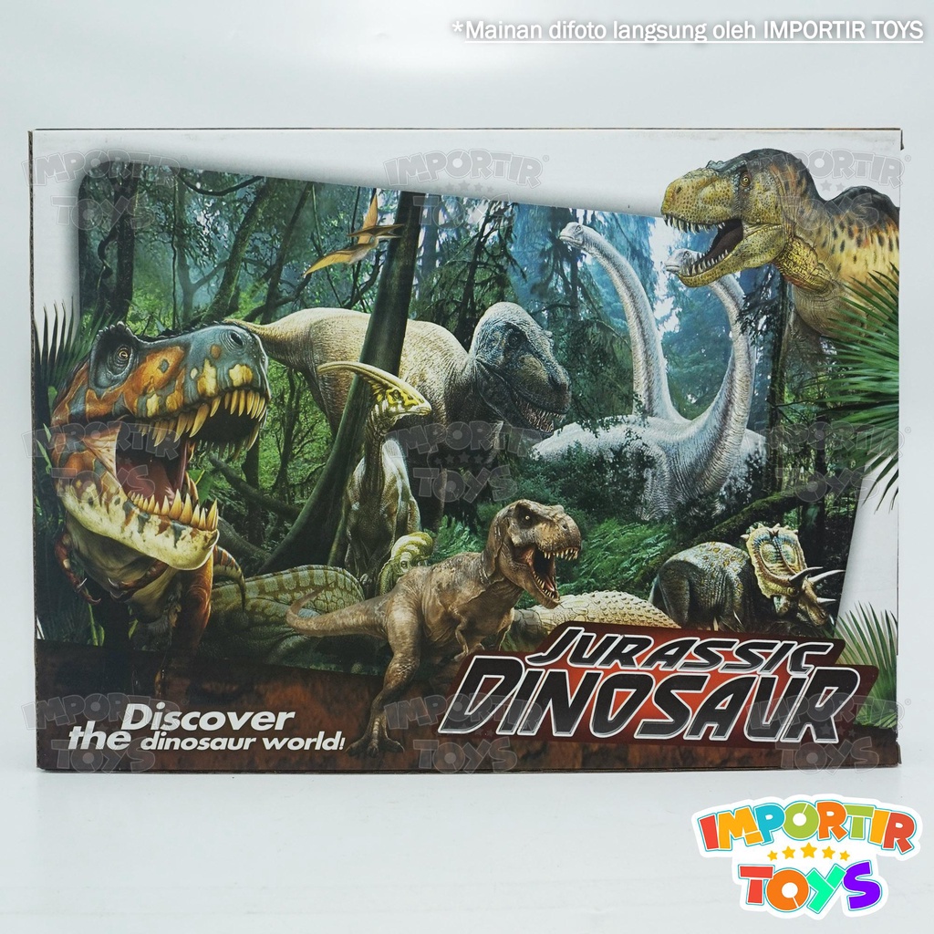 Set Mainan Dinosaurus 11 Pcs Jurrasic World Berkualitas Figure Binatang
