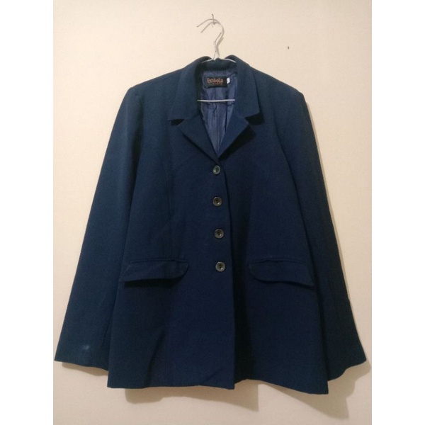 Jas Blazer Wanita Navy Kerja Preloved PL Bekas