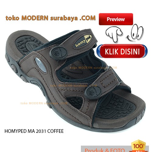 HOMYPED MA 2031 COFFE sendal pria casual flip flop