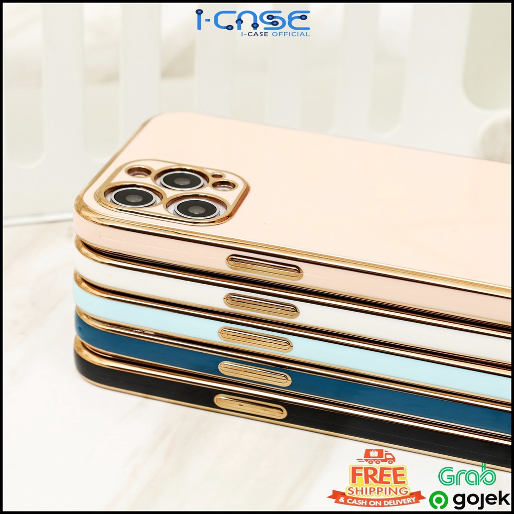 Soft Case Oppo (1) A1K A54 A74 A16 A35 A11K A15 A37 A71 A33 2020 A5 2020 A31 2020 A52 RENO4F RENO5F 6D Plating List Full Lens Cover