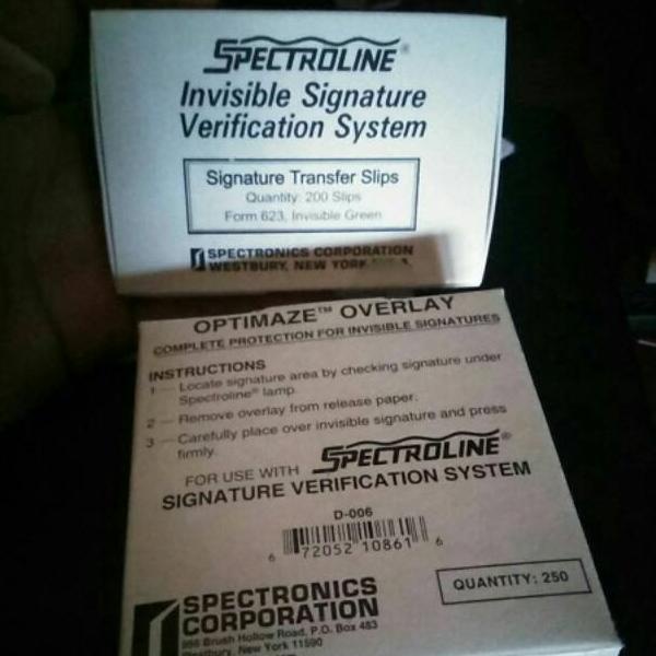 

Paling Sesuai Spectroline Signature Invisible & Overlay bisa Satuan QE0