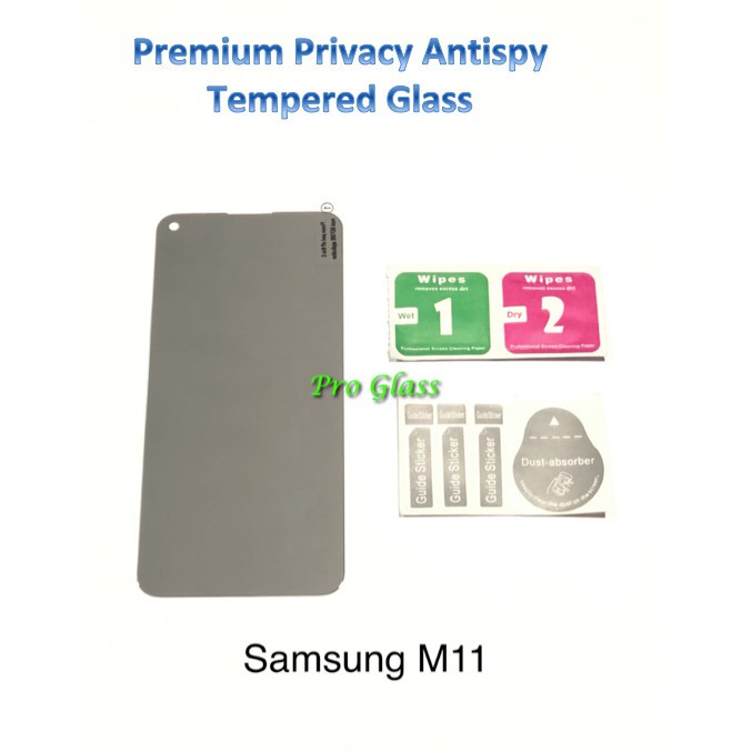 Samsung M11 Privacy Anti Spy / Antispy Premium Tempered Glass