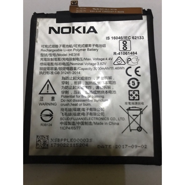 Batre ory cabutan HP nokia 6 android