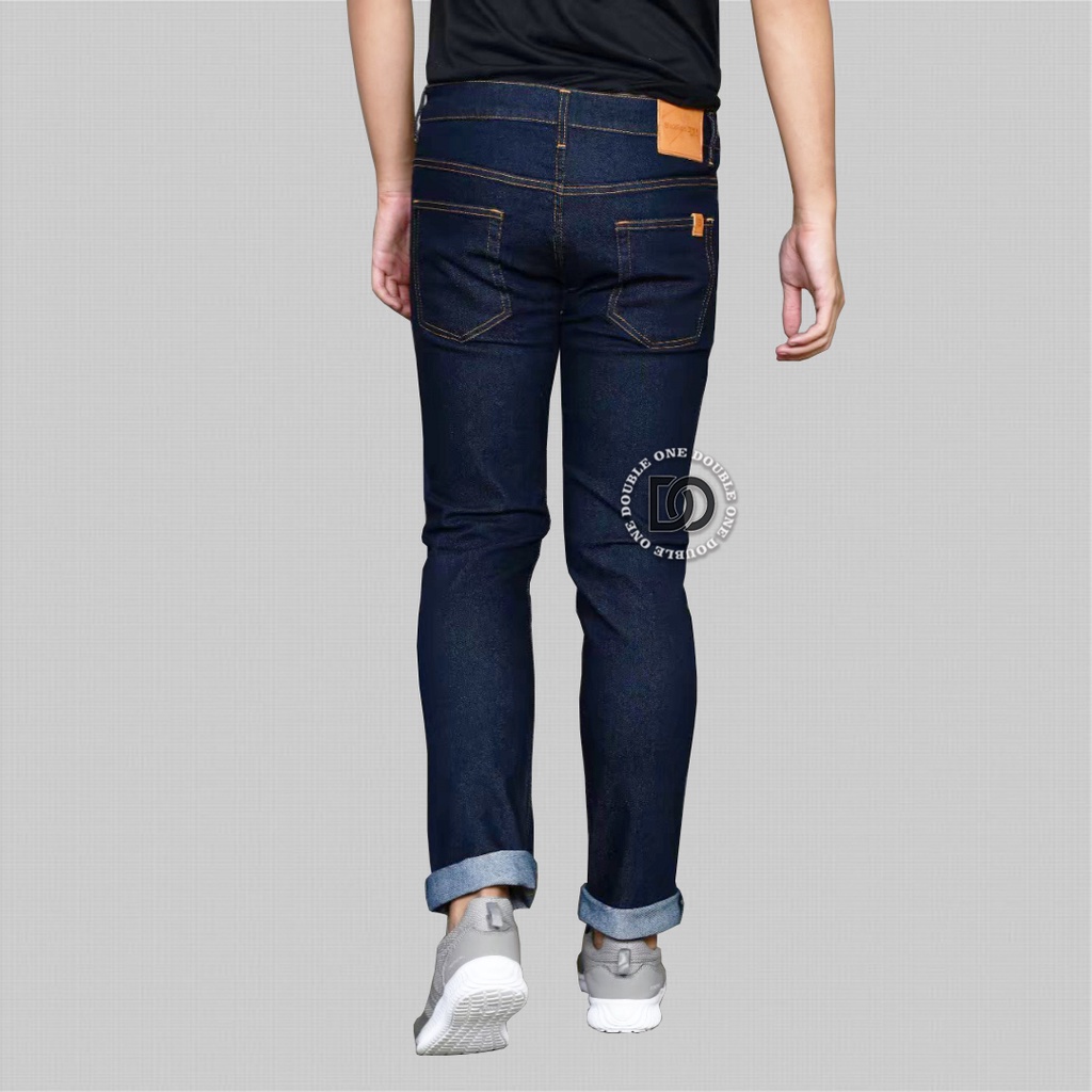 DOUBLE ONE CELANA JEANS PRIA UKURAN JUMBO/BIG SIZE MELAR JEANS SLIMFIT S-5XL