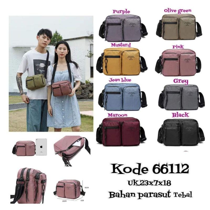 NEW ITEM tas fashion selempang kode 66112 tas import