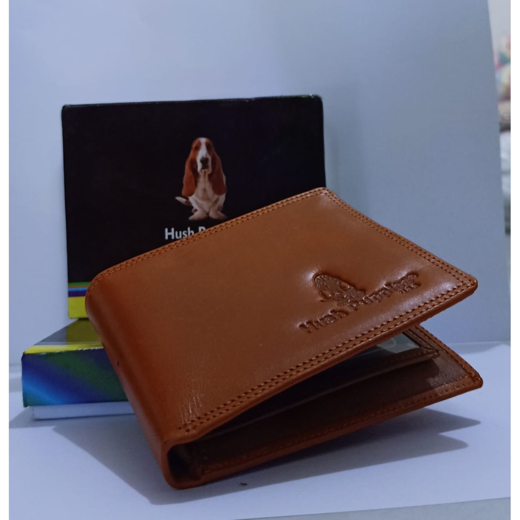 DOMPET PRIA KULIT ASLI HUSH PUPPIES KULIT SUPER HALUS