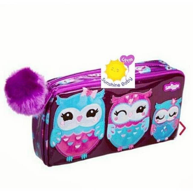 

Smiggle Pencil Case Owl Purple Ori