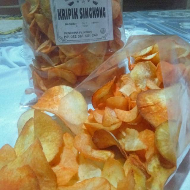 

Kripik singkong pedas manis 250 gram gurih