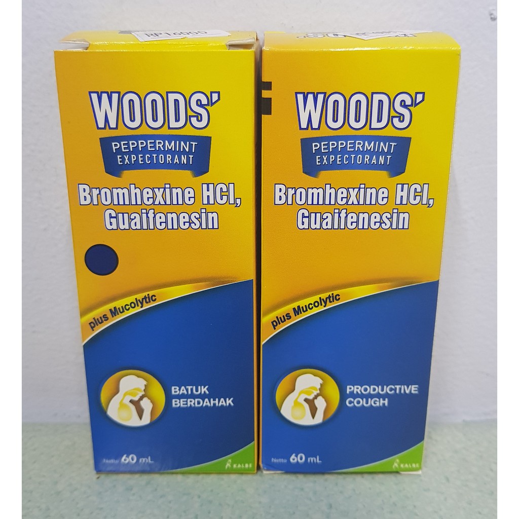 Promo Woods / Wood Biru Expectorant 60 Ml