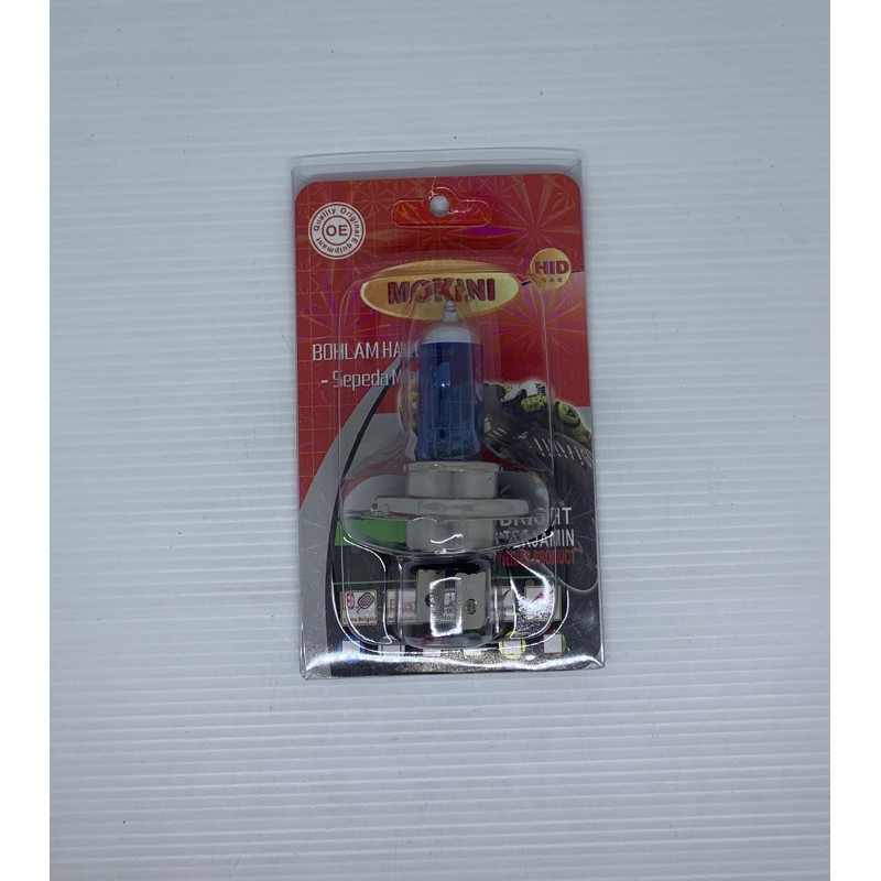 Lampu Dop Depan Halogen Biru H4 Vixion Blue Byson Scoopy Mokini Fv
