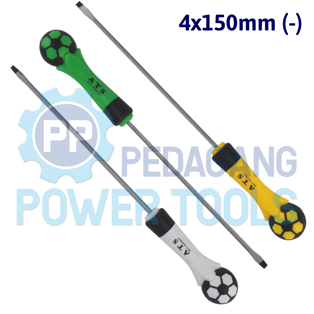 ATS OBENG BOLA 6 INCH MINUS 4 MM GAGANG PLASTIK MIN RADIO SCREWDRIVER