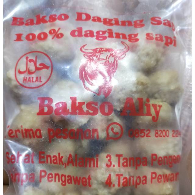 

Bakso aliy daging sapi asli isi 20