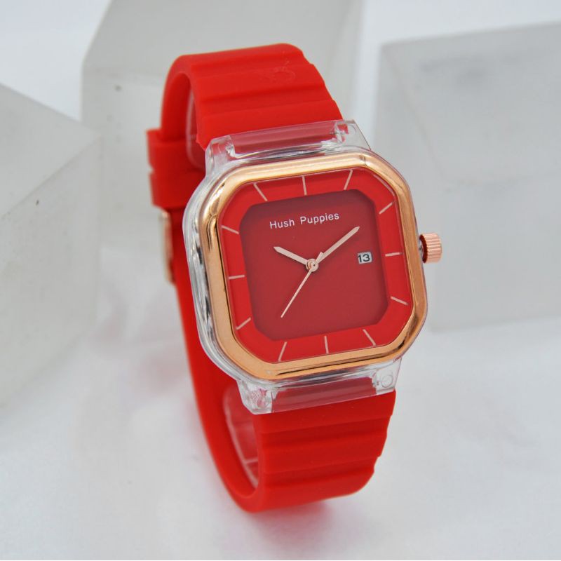 jam tangan tali rubber hush puppies
