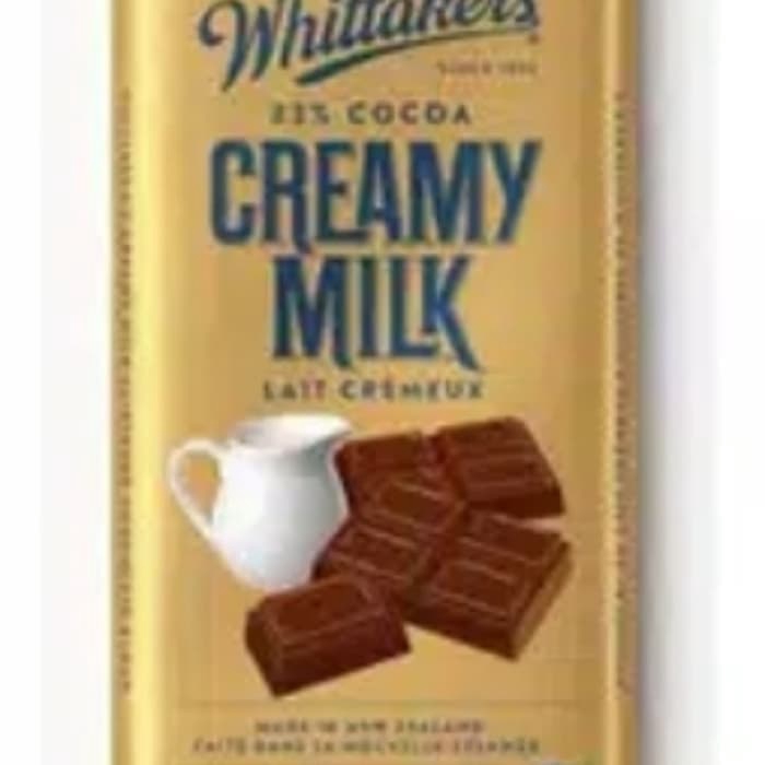 

Whittaker's Creamy Milk Chocolate Bar(Paket 2pcs)-Chocolate Import