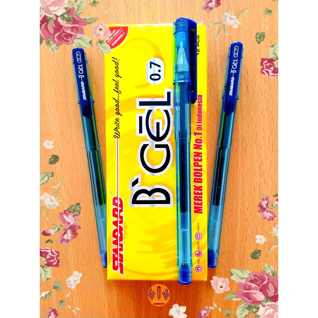 

Pulpen Gel Standard B’Gel Hitam 0,7 mm