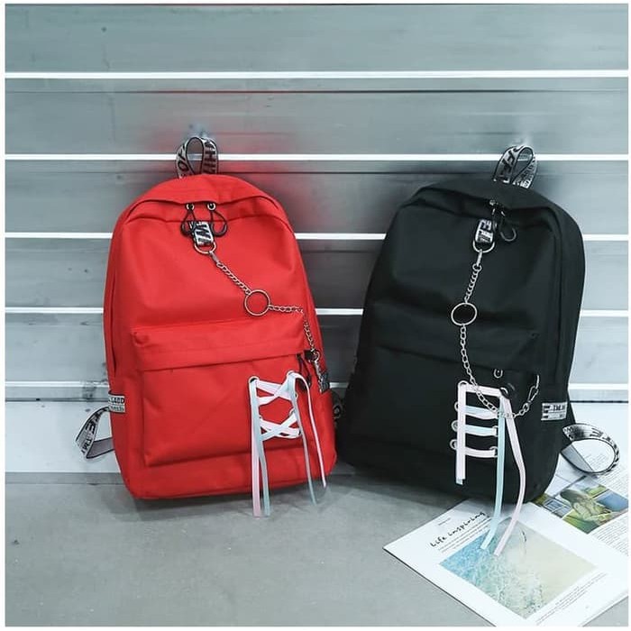 Backpack Off-White / Tas Punggung Offwhite / Bag Pria Wanita - JB100