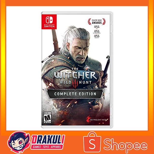 Switch Game The Witcher 3: Wild Hunt Complete Edition (USA/English)