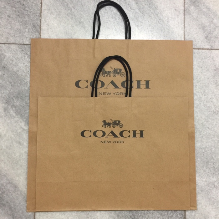 

✨ BISA COD ✨ Paper Bag Branded COACH - S